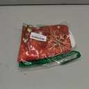 Christmas Pillow Covers 18x18, Xmas Gold White Red Snowflakes Throw Pillows for Couch, Rustic Winter Holiday Decorative Cushion Covers 2 Pcs Soft Farmhouse Square Pillowcase for Home Sofa Bed