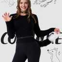 Spooktacular Creations Halloween Black Cat Dalmatian Fox Costume Accessories Set with Ears Headband with Choker Bow Tie Tail