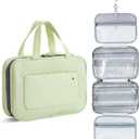 Ms. Pen- Travel Toiletry Bag Organizers, Green, Makeup Travel Bag for Toiletries with Hanging Hook, Water-Resistant