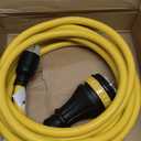 20FT NEMA L14-30P to SS2-50R RV Marine Power Generator Adapter Cord, 30A 4 Prong Locking Generator L14-30P Male to 50A Marine Shore Power SS2-50R Female with Locking Ring 125V/250V