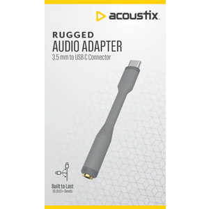 Acoustix USB Audio Adapter 3.5 mm to USB C Connector 1 ct