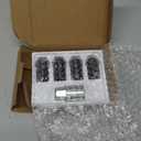 24216 Wheel Locks Lug Nuts M14 x 1.50 Compatible with Acura MDX/Cadillac Escalade/Ford Explorer/Chevrolet Silverado/Toyota Tundra/Dodge RAM & More 13/16" Hex Key Cone Seat Alloy Wheel Lock Set