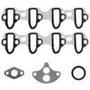 MS98016T Intake Manifold Gasket Set Compatible with 1999-2014 Chevy Silverado GMC Sierra Avalanche Suburban Tahoe Yukon Savana Cadillac Escalade V8 4.8L 5.3L 6.0L 89060413