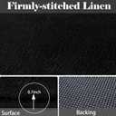 Large Area Rugs for Bedroom Living Room - 6x9 Feet Ultra Soft Black Rug Thickened with Memory-Foam, Solid Modern Minimalist Carpets for Home Decor, Non-Slip and Comfy Nursery Room Rugs