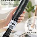Car Vacuum Portable Cordless, 21000PA Handheld High Power Suction & Blower, Small Cordless Handheld Vacuum Cleaner for Car, Home, Office