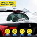 3 Pack Windshield Wiper Blades Compatible with Ford Escape 2008 2009 2010 2011 2012 Original Factory Quality Front Rear Wipers Blade Set for My Car - 20" 20" 12"