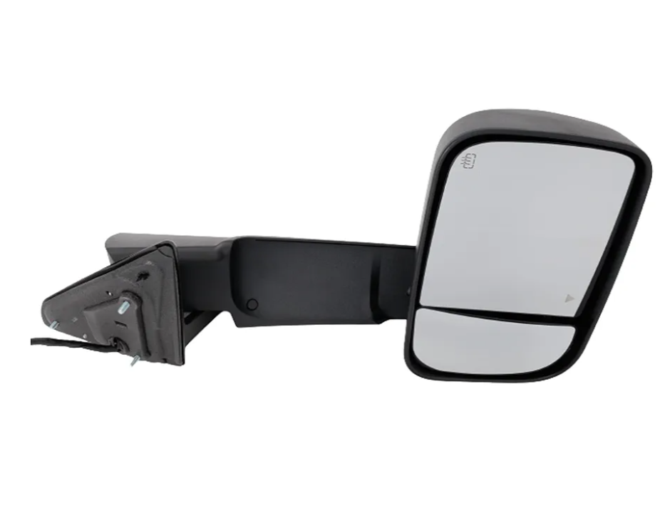 Passenger Side Power Heated Towing Mirror for Ram 2500 3500 2019-2022 Power Fold With Signal Light, Blind Spot Monitor & Puddle Lamp; Without Memory Textured