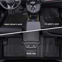 Vanseno Floor Mats and Cargo Liner Fit for Honda CRV CR-V 2007 2008 2009 2010 2011 LX SE EX EX-L Floor Liner Trunk Mat Rubber Protection Mats for Honda CRV 2007-2011 Accessories, Floor Mat+Rear Trunk Mat
