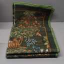 GarveeHome Jungle Rug 2.5x8 Kitchen Runner Rug Non Slip Washable Runners for Hallways, Animal Print Runner Rugs with Rubber Backing Low-Pile Forest Long Carpet for Bedroom Entryway Laundry, Dark Green