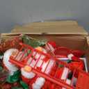 Poen 5 Pcs Electric Climbing Santa Decoration - Santa Claus Climbing Tree Rope Ladder Parachute Somersault Musical Hanging Ornaments for Home Xmas Gift Party, 5 Styles