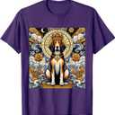 Treeing Walker Coonhound Tarot Card T-Shirt, L