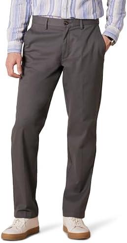 Amazon Essentials Men's Straight-Fit Wrinkle-Resistant Flat-Front Chino Pant Charcoal 29Wx29L