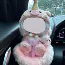 Car Seat Protective Show Accessories - 6.7in / 5.9in Doll Storage - La Boo-Boo Doll  Real Original (White)