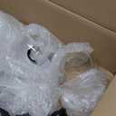 Emak Modern 29 Inch Black Vanity Lights, 4-Light Bathroom Vanity Light with Clear Glass Shade, Farmhouse Globe Bathroom Light Fixtures Over Mirror, VL118-BK-CG-4