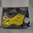 FitBeast Shoulder Pulley for Physical Therapy - Over the Door Pulley for Shoulder Rehab, Shoulder Pulley for Rotator Cuff Recovery and Frozen Shoulder - Durable Nylon Rope and Foam Handles (Blue)