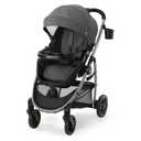 Graco Redmond Modes Pramette Stroller 3-in-1 Convertible: Car Seat Carrier Infant Pramette to Toddler Stroller with Reversible Seat and One-hand Fold, Stroller