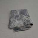 Modern Abstract 2x3 Area Rug Non Slip Non Shedding Low Pile Stain Resistant Rug for Entryway Kitchen Bedroom,Light Grey