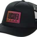 Quiksilver Boys Quiksilver Boy's Emu Coop Snapback Trucker Hat (Black 241)