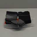 Plantar Fasciitis Sock (6 Pairs) for Men and Women, Compression Foot Sleeves with Arch and Ankle Support (Black, Large)