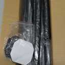 Black Long Curtain Rod Tension Shower Curtain Rods 30 to 120 inch Adjustable Spring Heavy Duty Rods for Bathroom Windows Outdoor No Drill No Slip Spliced and Telescopic Design