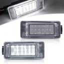 LED License Plate Light Assembly for 2019-2025 Nissan Altima Versa Sentra Rogue, OEM Replacement 6000K Xenon White Error Free Led Tag Lights Kit