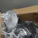 COSYLUX Modern Floor Lamp for Living Room, Industrial Tall Standing Lamp for Bedroom, Metal Shade Reflecting Light Reading Floor Lamp for Office, Nursery Room, Corner(Matte Black)