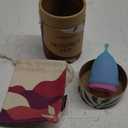 EcoBlossom Reusable Menstrual Cup Set - The Most Reliable Medical Grade Silicone Period Cups - Comfortably use for 12 Hours (Small & Large)