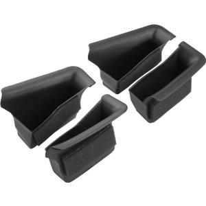 CDEFG 4Pcs for 2025 2026 Mazda CX-50 Center Console Organizer Tray Door Handle Pockets Trash Can Storage Box for 2023 2024 2025 2026 Mazda CX-50 Accessories 4-Doors Trash Bin Storage Case TPE Material