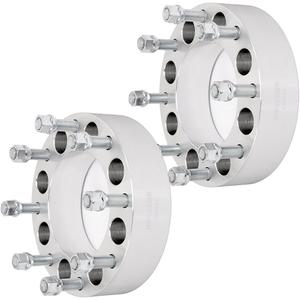 ECCPP 2PCS Wheel Adapters Spacers 8x6.5 to 8x180 2 inch 8LUG 126.15CB for Sierra 3500 2001-2005 for Sierra 2500 HD 2001-2010