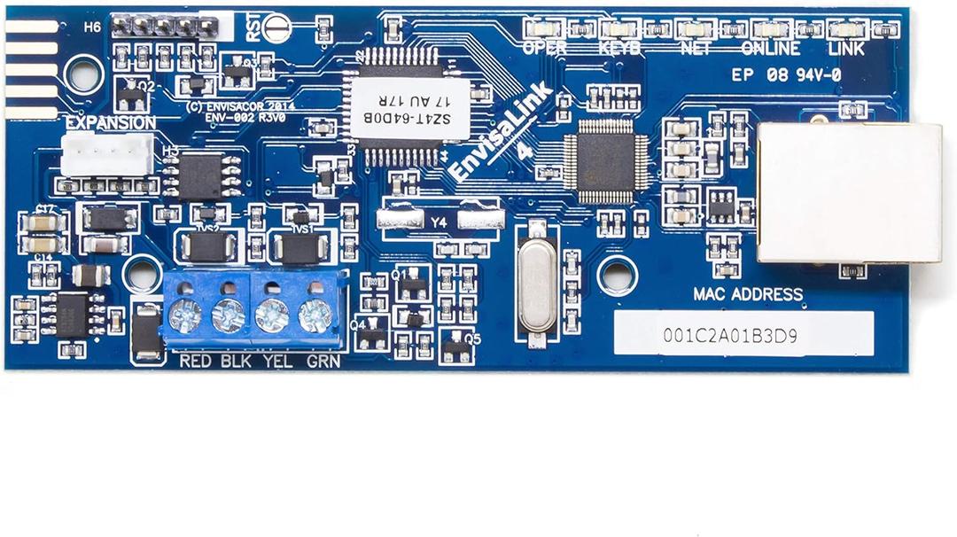 Envisalink EVL-4EZR IP Security Interface Module for DSC and Honeywell (Ademco) Security Systems, Compatible with Alexa