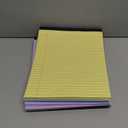 8.5 x 11 Legal Pads, Colored Legal Pads, Wide Ruled, 10 Pack Note Pads 8.5 x 11, Multicolor Perforated Note Pads with Sturdy White Back, Writing Pad,30 Sheets Per Notepad for School, Home, Office