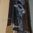 Amazon Basics 4-Shelf Adjustable, Heavy Duty Storage Shelving Unit on 3'' Wheel Casters, Metal Organizer Wire Rack, 36" L x 14" W x 57.75" H, Black