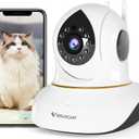VSTARCAM Interactive Pet Camera with Dual WiFi Antennas, 360 Pan-Tilt, 2K Dog & Cat Camera with Phone APP, 2.4GHz WiFi, IR Night Vision, Motion Detection, 2-Way Audio, Dog Cameras for Pet Monitoring