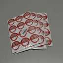 4 x 72 PCS Happy Valentine's Day Stickers, Valentines Day Gift Stickers, 2 Inch Heart Decorative Labels for Wraping Sealing Love Letter Envelope Decorating Boxes