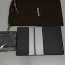 Samsers Foldable Bluetooth Keyboard with Touchpad, Full-Size Wireless Folding Keyboard with Backlight, Portable Travel Keyboards for iOS Android Windows Mac OS, Support 3 Device(BT5.1 x 3), Gray