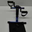 Folding Pedal Exerciser, Mini Exercise Bike Under Desk Bike Foot Pedal Exerciser, Foot Hand Cycle Portable Peddler Machine Bicycle Exerciser Arm Leg Exerciser While Sitting (Blue)