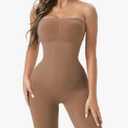Ellareese Strapless Shapewear Bodysuit Butt Lifter Body Shaper for Women Under Dress Tummy Control full Body Shapewear L/XL
