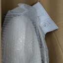 Metal Round End Table,Modern Pedestal Table,Corner Drink Tables,Accent Side Table Nightstand for Living Room,Patio and bar (White-Gold)