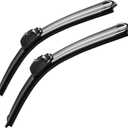 MOTIUM OEM QUALITY Premium All-Season Windshield Wiper Blades (24"+16" pair for front windshield)