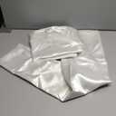 Bedsure King Size Satin Pillowcase Set of 2 - Ivory Silky Pillow Cases for Hair and Skin with Envelope Closure, Similar to Silk Pillow Cases, Gifts for Women Men, 20x36 Inches, 2pcs