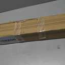304 Stainless Steel Black Glass Railing Post, Internal Slot Balustrade System for 10-12mm Glass, Complete Post Kit with Base Plate, Easy Installation for Balcony, Stairs, Deck, Patio, Pool (31IN)
