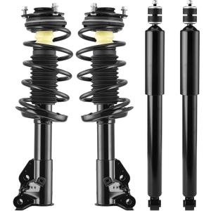 AUTOSAVER88 Front & Rear Pair Complete Quick Struts Shocks Compatible with 2006-2010 Acura CSX, 2006-2011 Civic