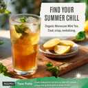 Numi Organic Tea Moroccan Mint, 18 Count Box of Tea Bags, Herbal Teasan