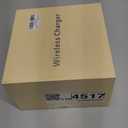 Security Camera WiFi Wireless Phone Charger, Security Cam Motion Activated,HD1080P(Rotate Lens) with 250Viewing Angle, camaras espias ocultas for Home Office Security(2.4/5G) (Black)