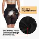 Hip Pads Shapewear Shorts for Women Curvy Hip Enhancer Booty Pads, All-Day Comfort for Daily & Special Occasions (Black, XXL)