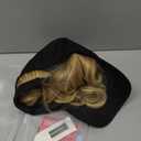 Baseball Hat Wig,Hat with Hair attached 24'' Adjustable Black Cap with Long Wavy Synthetic Hair Extensions for Women Girls(Ash Blonde Mix Bleach Blonde)