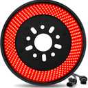Spare Tire Brake Light for 2018-2025 Jeep Wrangler JL JLU Accessories, 405PCS LED Super Bright 3rd Third Brake Light, Plug & Play Wheel Light Red Ring Tail Light Easy Install Rear Brake Light