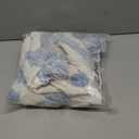 Set of 2 Cotton Woven Boho Throw Pillow Covers, Tufted Decorative Square Pillowcases Covers with Tassels for Couch Sofa Bed, Living Room Sofa, Farmhouse, 20x20 Inch Blue(2 pcs)