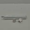 Tension Curtain Rod 30 To 64 Inch White Tension Rods Adjustable Spring Loaded Curtain Rods 7/8" Curtain Rods No Drilling Tension Rods For Windows Bedroom Closet Doorway Door