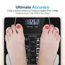 Bluetooth Smart Scale for Body Weight - Measures Weight, BMI, Body Fat, Muscle Mass | Bluetooth Sync to Fitness Apps | Accurate Home Health Monitor